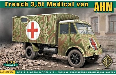 ACE | RENAULT AHN 3.5 t WWII FRENCH MEDICAL TRUCK | 1:72