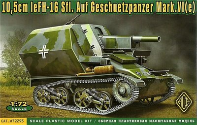 ACE | MARK.VI(e) 10,5CM leFH-16 Sfl. AUF GESCHUETZPANZER | 1:72