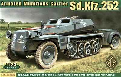 ACE | SD.KFZ.252 ARMOURED MUNITION CARRIER | 1:72