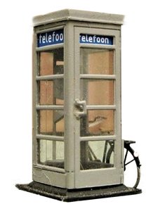 ARTITEC | PTT TELEFOONCEL 1940-1960 (BOUW KIT) | 1:87