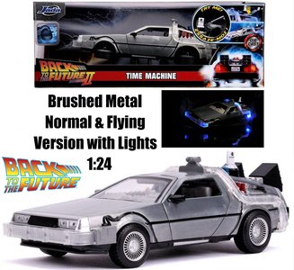 JADA | DELOREAN BACK TO THE FUTURE PART II TIME MACHINE WITH LIGHTS | 1:24