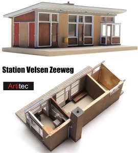 ARTITEC | STATION VELSEN ZEEWEG (BOUWKIT) | 1:87