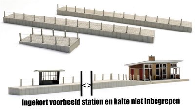 ARTITEC | MODULAIR NS-PERRON TIJDPERK III-V (BOUWKIT) | 1:87