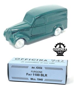 OFFICINA 942 | FIAT 1100 BLR BESTEL GROENBLAUW 1948 | 1:43