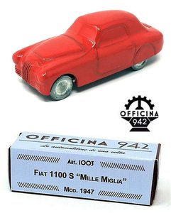 OFFICINA 942 | FIAT 1100 S "MILLE MIGLIA" RACINGROOD 1947 | 1:43