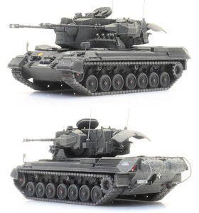 ARTITEC | GEPARD 1 LUCHTAFWEERGESCHUTSTANK BUNDESWEHR OF BELGISCHE LANDMACHT (BOUWKIT) | 1:87