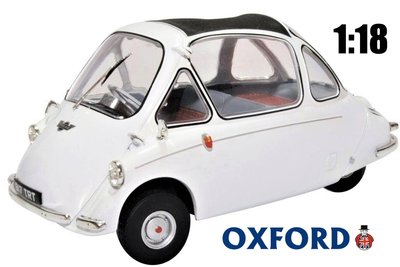 OXFORD DIECAST | HEINKEL TROJAN (GRECIAN WHITE) 1956 | 1:18