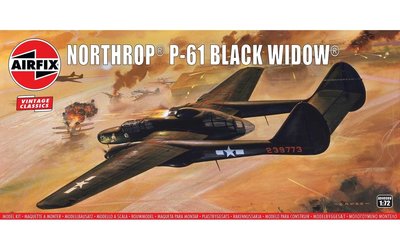 AIRFIX | NORTHROP P-61 BLACK WIDOW (AIRFIX VINTAGE CLASSICS) | 1:72