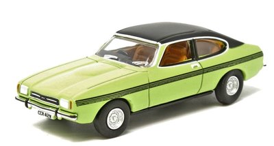 OXFORD DIECAST | FORD CAPRI MKII LIME GREEN | 1:76