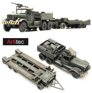 ARTITEC | M19 DIAMOND T MET AANHANGER BELGISCHE DEFENSIE (READY-MADE) | 1:87