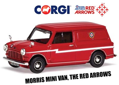 CORGI | MORRIS MINI VAN 'THE RED ARROWS' RAF LIM. ED | 1:43