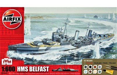 AIRFIX | HMS BELFAST GIFT SET | 1:600