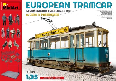 MINIART | EUROPEAN TRAMCAR w/CREW & PASSENGERS | 1:35