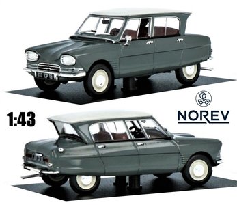 NOREV | CITROEN AMI 6 (TYPHON GREY) 1967 | 1:43