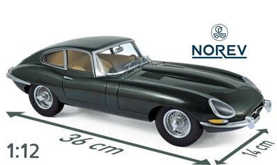 NOREV | JAGUAR E-TYPE (RACING GREEN) 1961 | 1:12