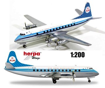 HERPA | KLM VICKERS VISCOUNT 800 PH-VIG LIM.ED. | 1:200