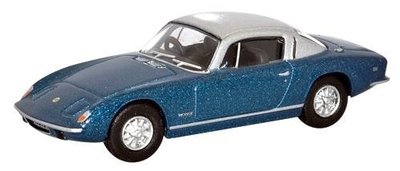 OXFORD - LOTUS ELAN PLUS 2 BLAUW/ZILVER 1967 - 1:76