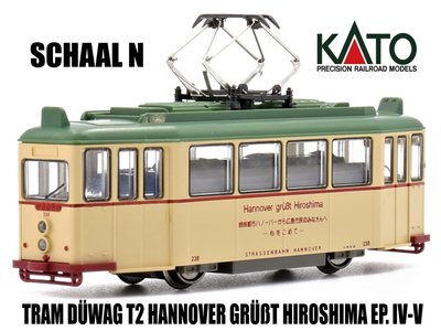 KATO | TRAM DÜWAG T2 HANNOVER GRÜST HIROSHIMA | 1:160