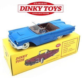 DINKY TOYS | FORD THUNDERBIRD CONVERTIBLE (BLAUW) | 1:43