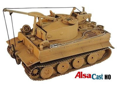 ALSACAST | BERGEPANZER SD. KFZ. 185 TIGER I (BOUWKIT) | 1:87