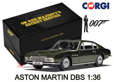 CORGI | JAMES BOND ASTON MARTIN DBS 'ON HER MAJESTY'S SECRET SERVICE' | 1:36