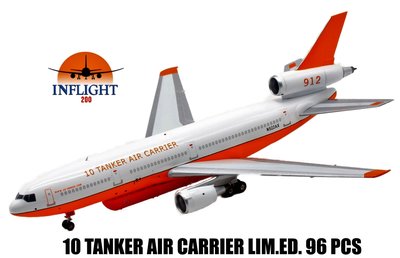 INFLIGHT200 | 10 TANKER AIR CARRIER  DC-10-30 N522AX WITH STAND LIM.ED. 96 PCS | 1:200