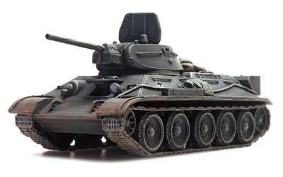 ARTITEC - T34-76 SOVJET-LEGER WEHRMACHT BUIT/BEUTE (Kant en Klaar Model) - 1:87