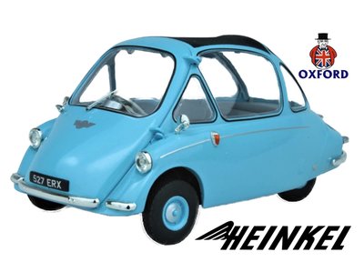 OXFORD DIECAST | HEINKEL TROJAN ROMAN BLUE 1960 | 1:18