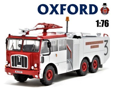 OXFORD DIECAST | THORNYCROFT NUBIAN 'ISLE OF MAN AIRPORTS BOARD FIRE SERVICE' | 1:76