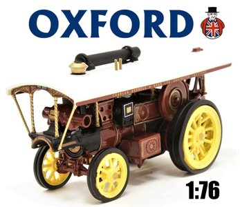 OXFORD DIECAST | BURRELL SCENIC SHOWMANS ENGINE 'WINSTON CHURCHILL' 1922 | 1:76