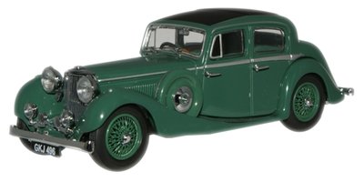 OXFORD MODELS - JAGUAR SS 2.5 SALOON GROEN - 1:43