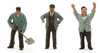 ARTITEC | SET 3 FIGUREN PERSONEEL STOOMTIJDPERK "WILLEM RYERSMA" (READY-MADE) | 1:87