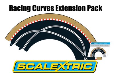 SCALEXTRIC | RACING CURVES EXTENTION PACK 1 (SLOTCAR) | 1:32