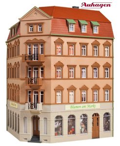 AUHAGEN | STADS-HUIZEN HOEKHUIS 'SCHMIDTSTRASSE 10' MET VARIABELE HOEKEN | 1:87