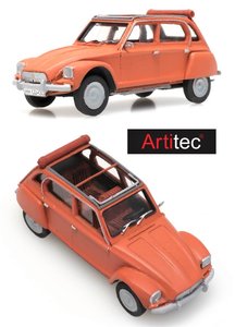 ARTITEC | CITROEN DYANE ORANJE OPEN DAK (READY-MADE) | 1:87