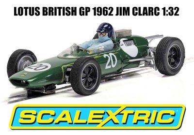 SCALEXTRIC | LOTUS 25 JIM CLARK NR.20 BRITISH GP 1962 (SLOTCAR) | 1:32