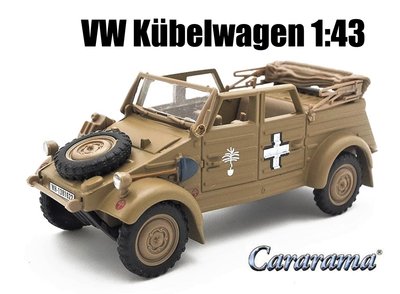 CARARAMA | VOLKSWAGEN KUBELWAGEN TYPE 82 'AFRIKA KORPS' 1941 | 1:43