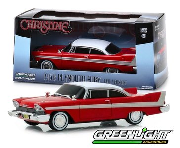 GREENLIGHT | PLYMOUTH FURY 1958 'CHRISTINE' EVIL VERSION LIM. ED. | 1:43