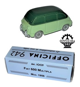 OFFICINA 942 | FIAT 600 MULTIPLA GROEN 1956 | 1:76