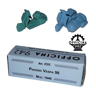 OFFICINA 942 | PIAGGIO VESPA 98 (2 STUKS) 1946 | 1:76