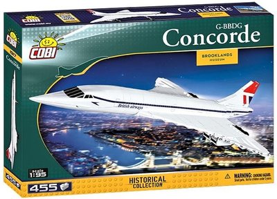 COBI | CONCORDE G-BBDG BRITISH AIRWAYS 'HISTORICAL COLLECTION' | 455 PCS