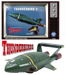 AIP | THUNDERBIRD 2 MET THUNDERBIRD 4 (MODELBOUWDOOS) | 1:350