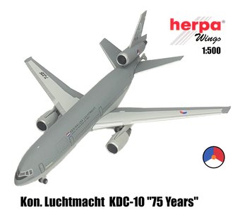 HERPA | KDC-10 EXTENDER MCDONNELL DOUGLAS DUTCH ROYAL AIRFORCE "75 YEARS" | 1:500