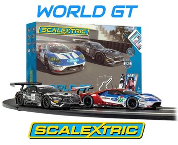 SCALEXTRIC | ARC AIR GT CHALLENGE WORLD GT (MERCEDES GT3 VS FORD GT GTE) RACEBAAN | 1:32