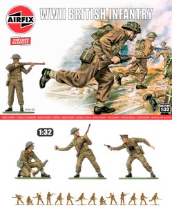 AIRFIX | BRITISH INFANTRY WWII (VINTAGE CLASSICS) | 1:32