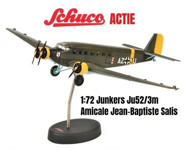 SCHUCO | JUNKERS JU-52/3M AMICALE JEAN BAPTISTE SALIS | 1:72