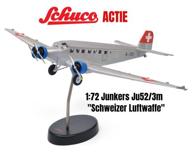 SCHUCO | JUNKERS JU-52/3M SCHWEIZER LUFTWAFFE | 1:72