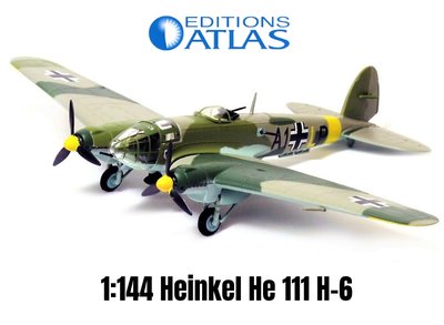 ATLAS | HEINKEL He111 H6 GERMANY LUFTWAFFE | 1:144