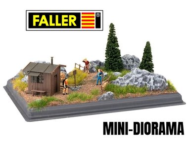 FALLER | MINI-DIORAMA 'BERGEN' | 1:87