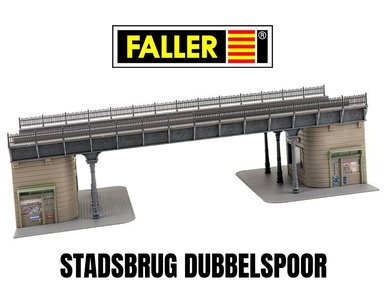 FALLER | STADSBRUG DUBBELSPOOR | 1:87
